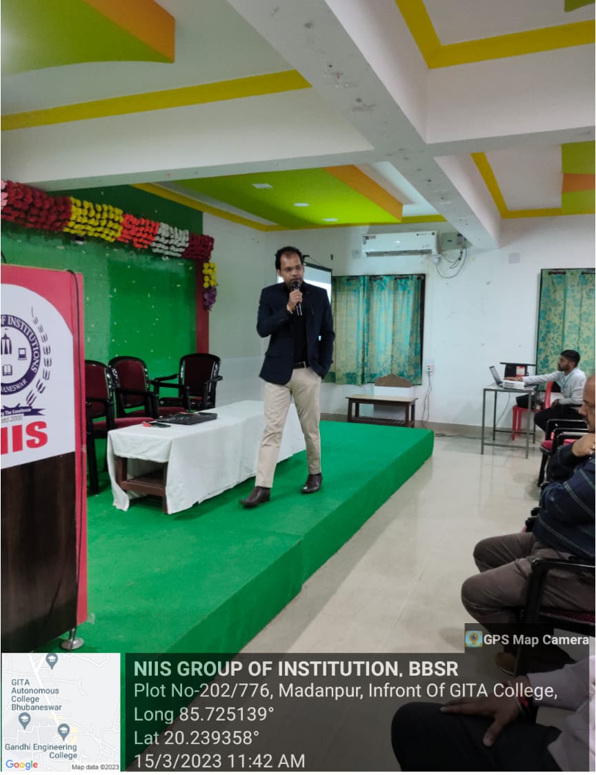 A Seminar on Capital Market and Human Resource in Niis group of institution,Bhubaneswar